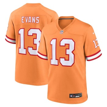 Men's '76 Tampa Bay Buccaneers #13 Mike Evans Nike Orange Player Game Jersey Men's '76 Tampa Bay Buccaneers #13 Mike Evans Nike Orange Player Game Jersey