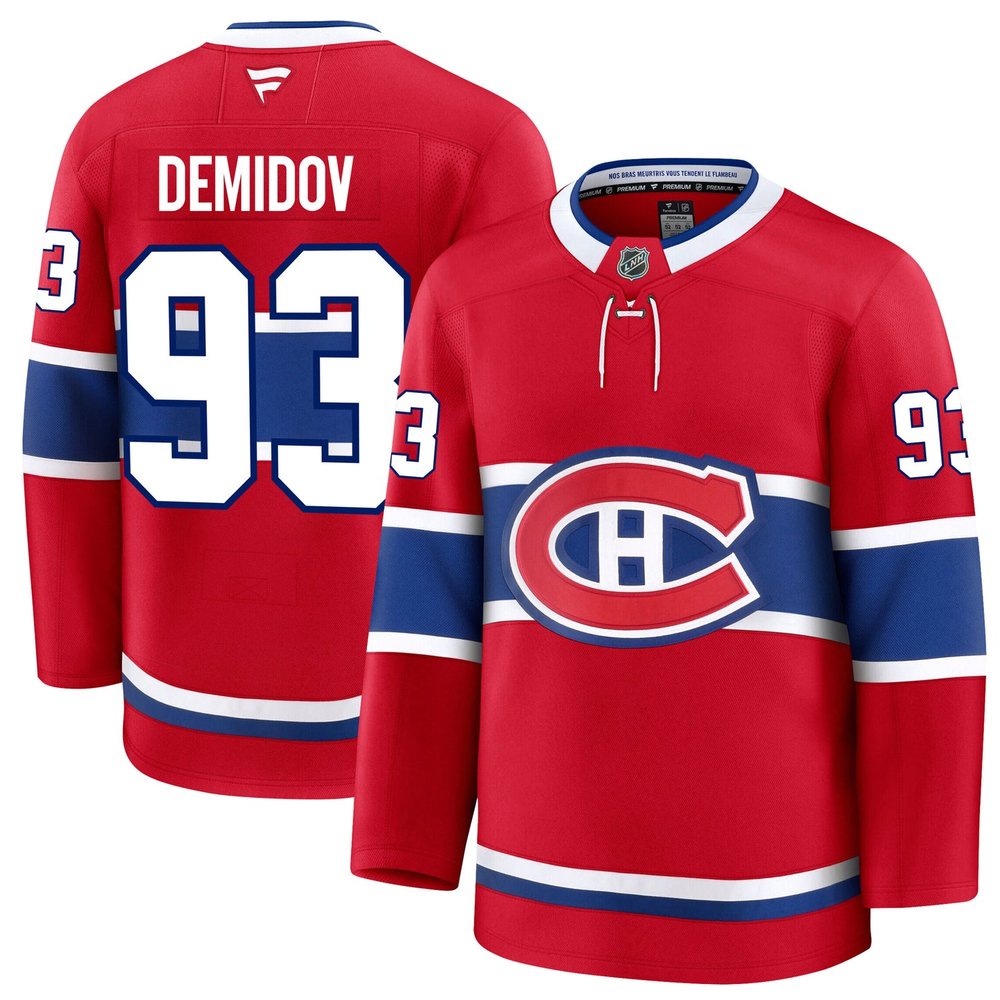 Youth Montreal Canadiens #93 Ivan Demidov Red Home Jersey