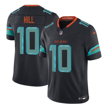 Men's Miami Dolphins #10 Tyreek Hill Black Rivalries Collection F.U.S.E. Vapor Limited Stitched Jersey Men's Miami Dolphins #10 Tyreek Hill Black Rivalries Collection F.U.S.E. Vapor Limited Stitched Jersey