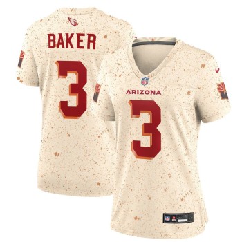 Women's Arizona Cardinals #3 Budda Baker Cream Rivalries Collection Game Jersey Women's Arizona Cardinals #3 Budda Baker Cream Rivalries Collection Game Jersey
