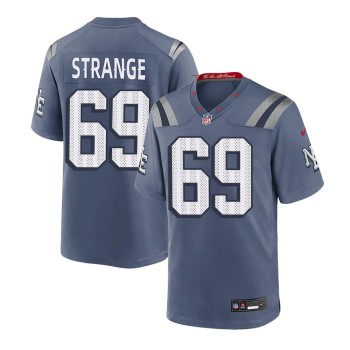 Men's New England Patriots #69 Cole Strange Blue Rivalries Collection Game Jersey Men's New England Patriots #69 Cole Strange Blue Rivalries Collection Game Jersey