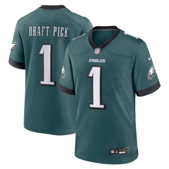 Youth Philadelphia Eagles #1 Nike Midnight Green 2025 NFL Draft First Round Pick No. 32 Game Jersey Youth Philadelphia Eagles #1 Nike Midnight Green 2025 NFL Draft First Round Pick No. 32 Game Jersey
