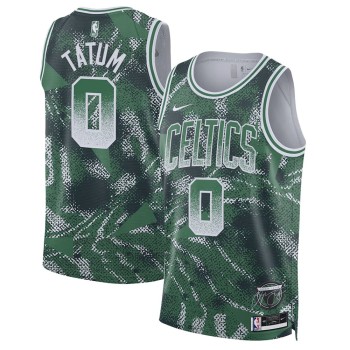 Men's Boston Celtics #0 Jayson Tatum Green 2025/26 Select Series Jersey