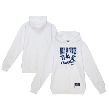 Men's Los Angeles Dodgers White 2024 World Series Champions Hoodie Men's Los Angeles Dodgers White 2024 World Series Champions Hoodie