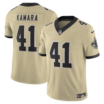 Men's New Orleans Saints #41 Alvin Kamara Nike Gold Alternate Gameday Golds Alternate Vapor F.U.S.E. Limited Jersey Men's New Orleans Saints #41 Alvin Kamara Nike Gold Alternate Gameday Golds Alternate Vapor F.U.S.E. Limited Jersey