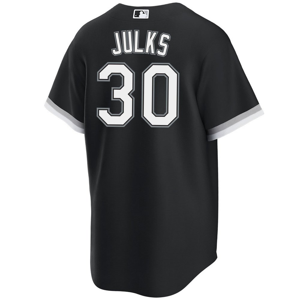 Men's Chicago White Sox #30 Corey Julks Black Home Official Player Jersey Men's Chicago White Sox #30 Corey Julks Black Home Official Player Jersey