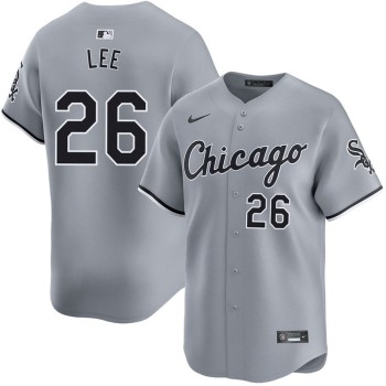 Men's Chicago White Sox #26 Korey Lee Nike Gray Home Replica Jersey Men's Chicago White Sox #26 Korey Lee Nike Gray Home Replica Jersey