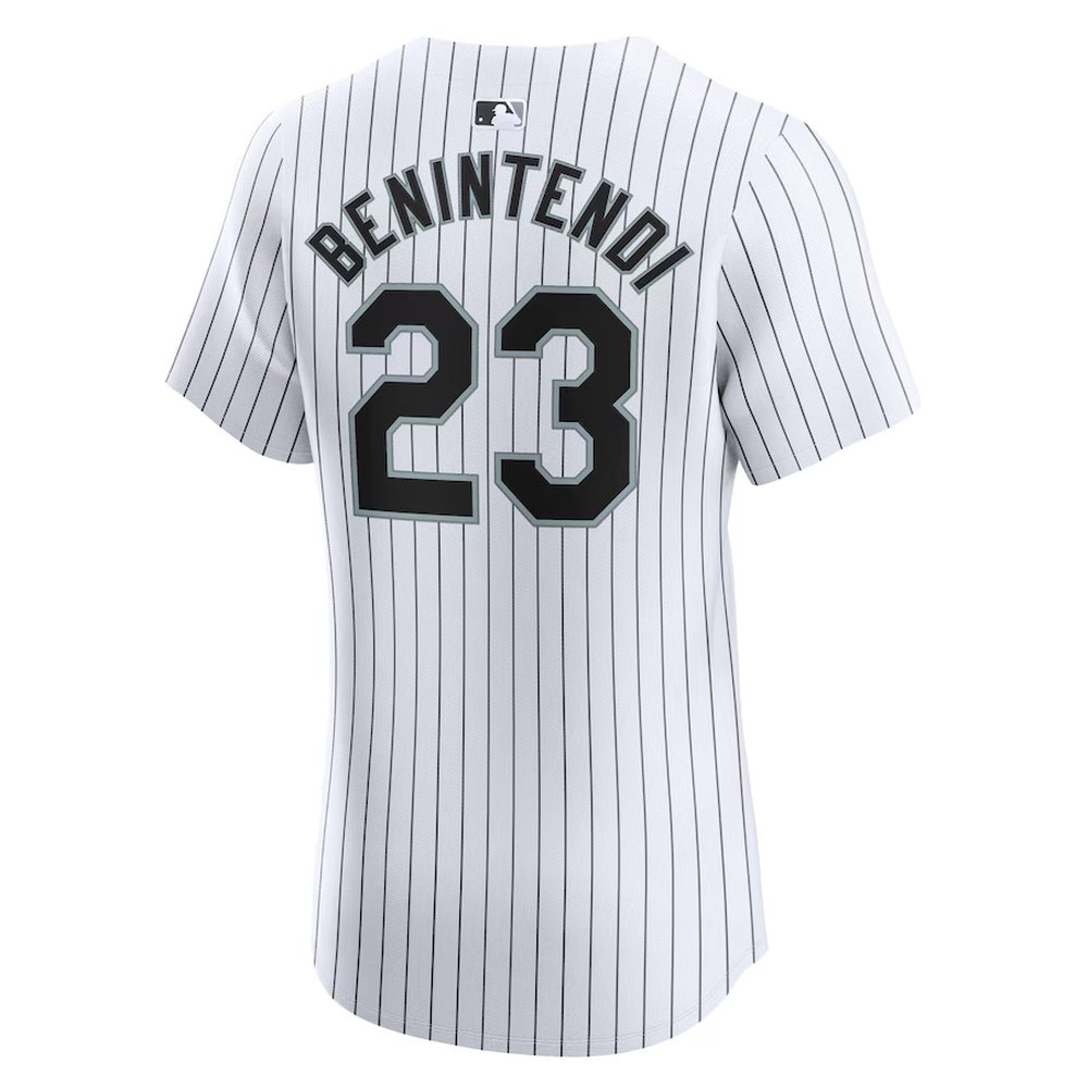 Men's Chicago White Sox #23 Andrew Benintendi Nike White Home Elite Player Jersey Men's Chicago White Sox #23 Andrew Benintendi Nike White Home Elite Player Jersey