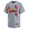Men's St. Louis Cardinals #0 Masyn Winn Gray Home Limited Jersey