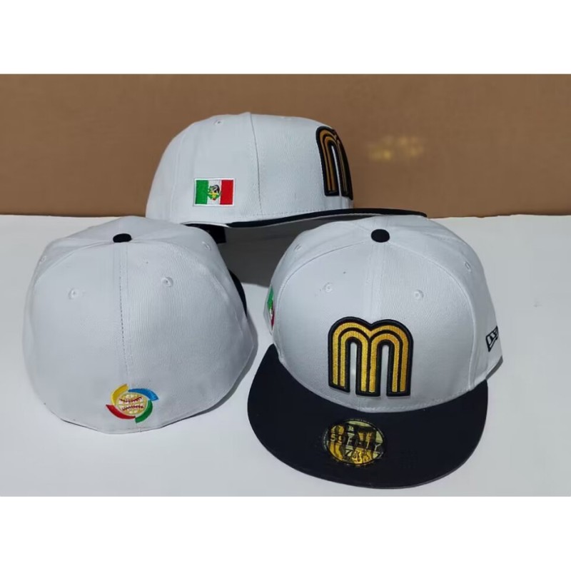 Mexico National Baseball Team Fitted Hat Mexico National Baseball Team Fitted Hat