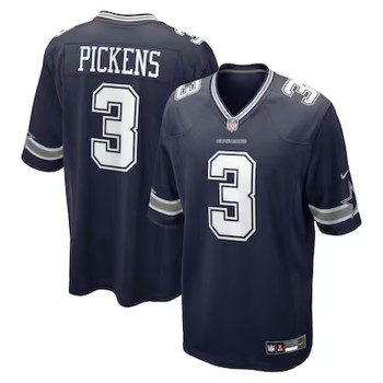 Men's Dallas Cowboys #3 George Pickens Nike Navy Game Jersey Men's Dallas Cowboys #3 George Pickens Nike Navy Game Jersey