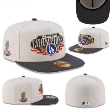 Los Angeles Dodgers 2025 World Series Champions Fitted Hat