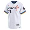 Men's Houston Astros #71 Josh Hader White 2025 City Connect Limited Stitched Baseball Jersey