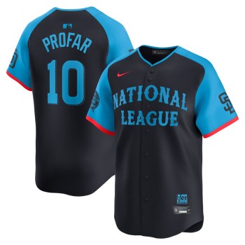 Men's National League Jurickson Profar Navy 2024 MLB All-Star Game Limited Player Jersey Men's National League Jurickson Profar Navy 2024 MLB All-Star Game Limited Player Jersey