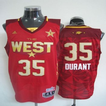 2011 All Star Thunder #35 Kevin Durant Red Stitched NBA Jersey 2011 All Star Thunder #35 Kevin Durant Red Stitched NBA Jersey
