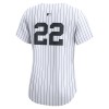 Women's New York Yankees Juan Soto Nike White 2024 World Series Home Limited Player Jersey Women's New York Yankees Juan Soto Nike White 2024 World Series Home Limited Player Jersey