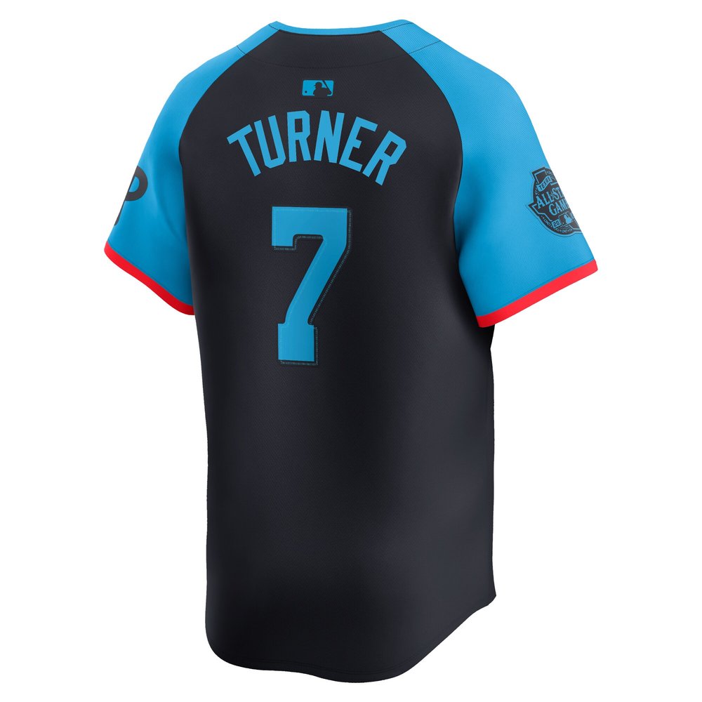 Men's National League Trea Turner Navy 2024 MLB All-Star Game Limited Player Jersey Men's National League Trea Turner Navy 2024 MLB All-Star Game Limited Player Jersey