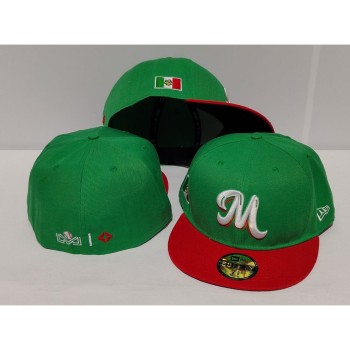 Mexico National Baseball Team Fitted Hat Mexico National Baseball Team Fitted Hat