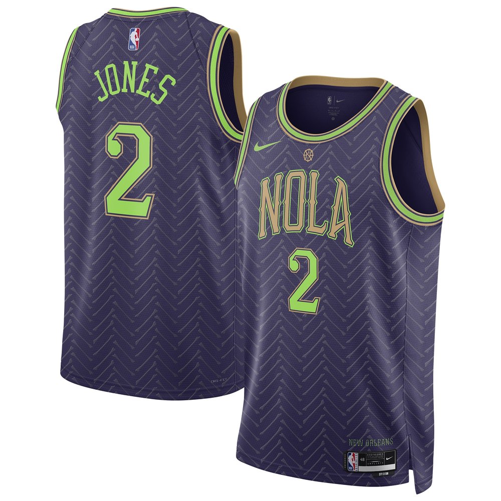 Unisex New Orleans Pelicans Herbert Jones Purple 2024/25 Swingman Player Jersey - City Edition