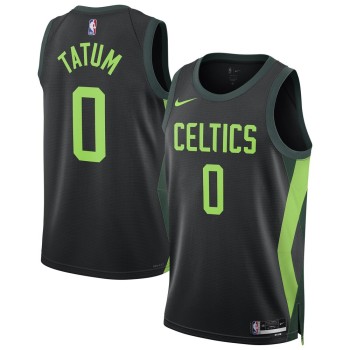 Unisex Boston Celtics Jayson Tatum Black 2024/25 Swingman Player Jersey - City Edition Unisex Boston Celtics Jayson Tatum Black 2024/25 Swingman Player Jersey - City Edition