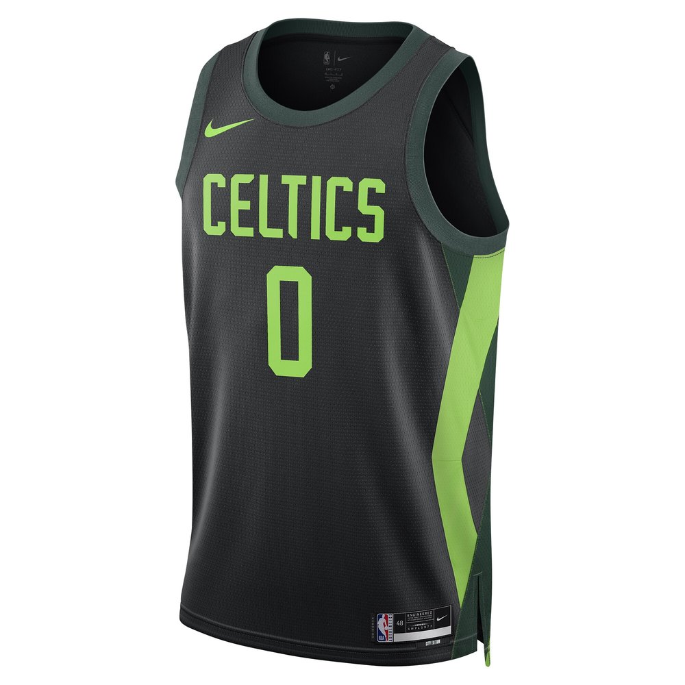 Unisex Boston Celtics Jayson Tatum Black 2024/25 Swingman Player Jersey - City Edition Unisex Boston Celtics Jayson Tatum Black 2024/25 Swingman Player Jersey - City Edition