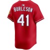 Men's St. Louis Cardinals #41 Alec Burleson Red Home Limited Jersey