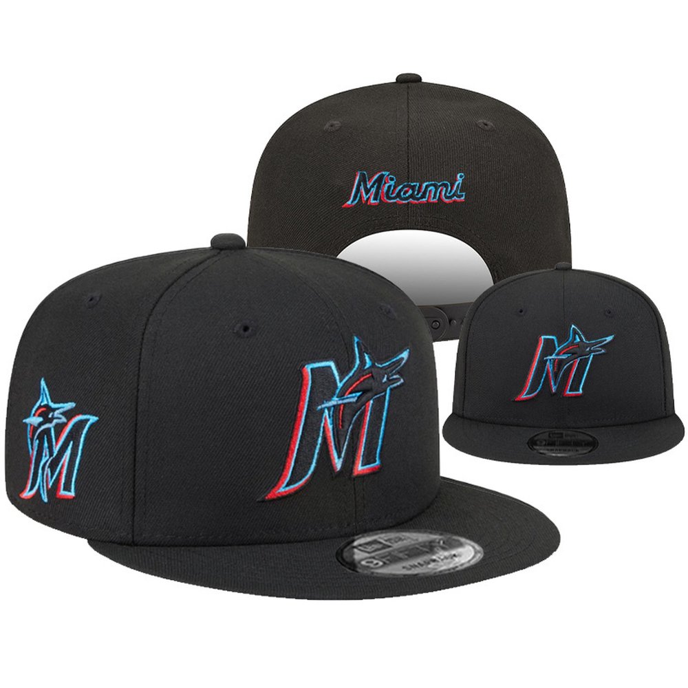 Miami Marlins Snapback Hat