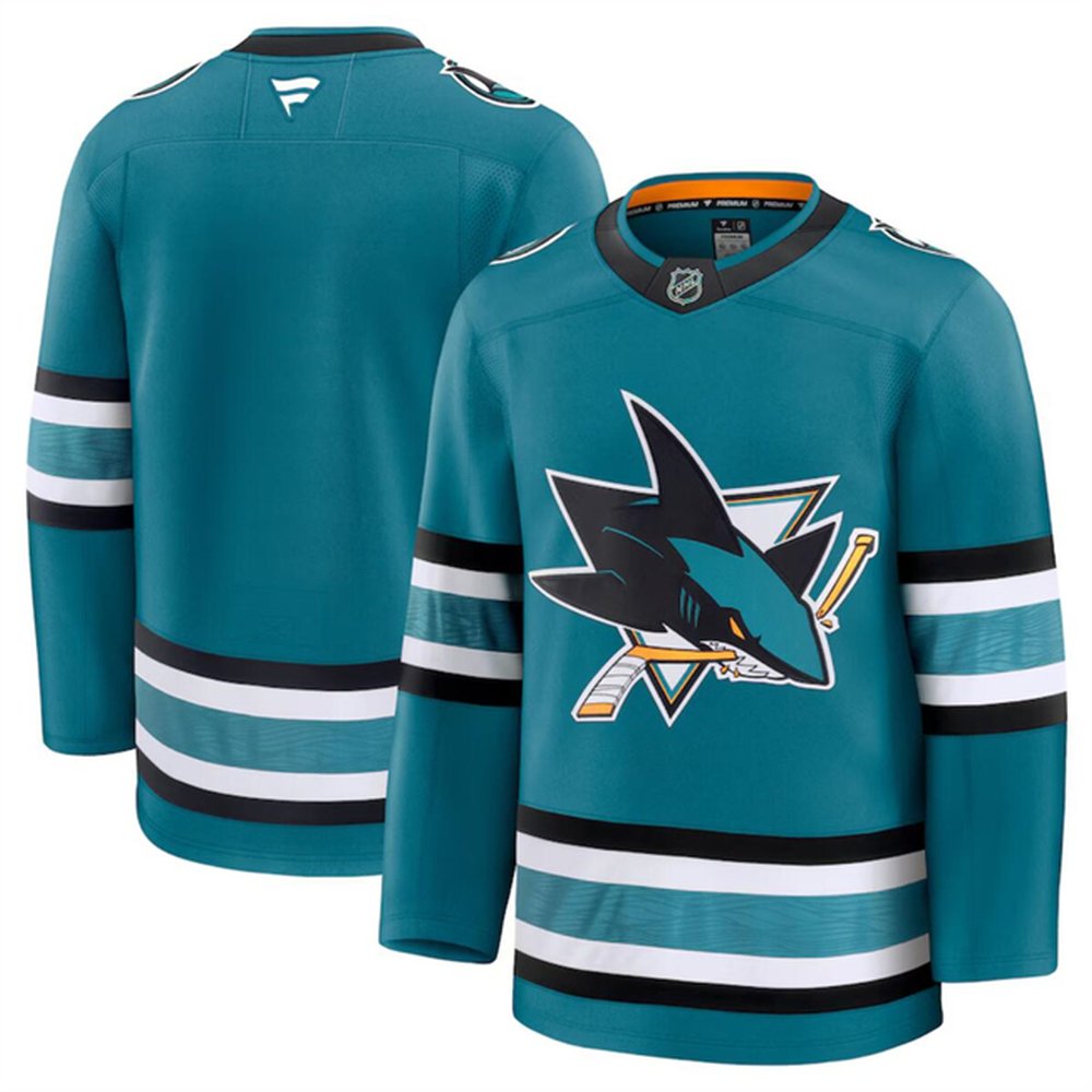 Youth San Jose Sharks Blank Teal 2024-25 Home Stitched Hockey Jersey Youth San Jose Sharks Blank Teal 2024-25 Home Stitched Hockey Jersey