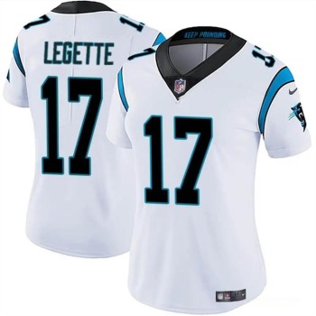 Women's Carolina Panthers #17 Xavier Legette White 2024 Draft Vapor Stitched Jersey(Run Small) Women's Carolina Panthers #17 Xavier Legette White 2024 Draft Vapor Stitched Jersey(Run Small)