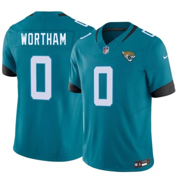 Youth Jacksonville Jaguars #0 Michael Wortham Teal 2026 NFL Draft Vapor F.U.S.E. Limited Jersey Youth Jacksonville Jaguars #0 Michael Wortham Teal 2026 NFL Draft Vapor F.U.S.E. Limited Jersey