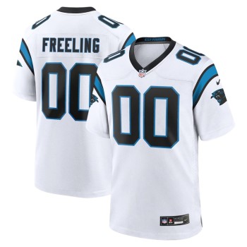 Youth Carolina Panthers Monroe Freeling White 2026 NFL Draft Game Jersey