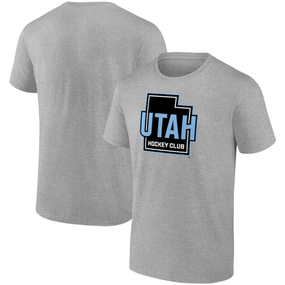 Men's Utah Mammoth Heather Gray Tertiary T-Shirt Men's Utah Mammoth Heather Gray Tertiary T-Shirt