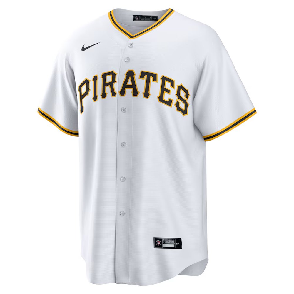 Men's Pittsburgh Pirates #22 Andrew McCutchen White Replica Player Jersey Men's Pittsburgh Pirates #22 Andrew McCutchen White Replica Player Jersey