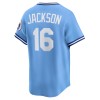 Men's Kansas City Royals #16 Bo Jackson Nike Light Blue Throwback Cooperstown Collection Limited Jersey
