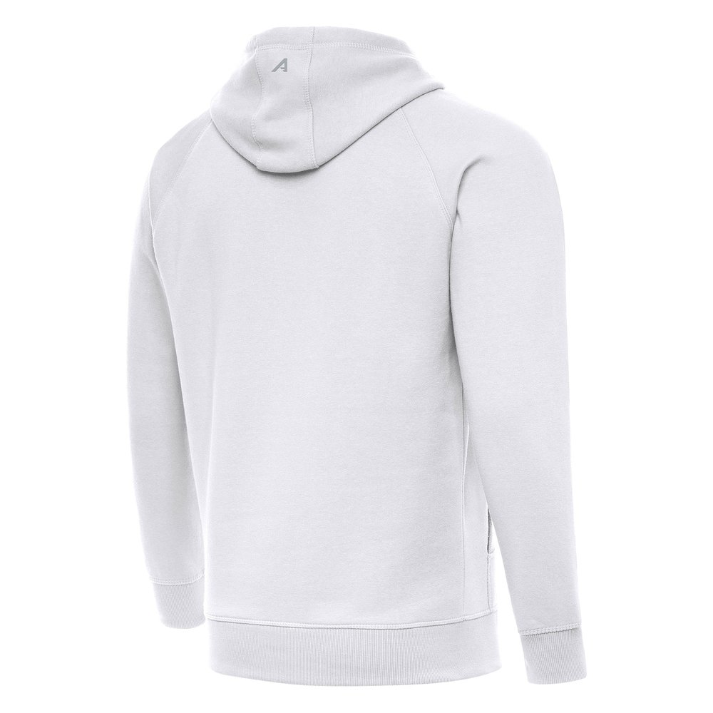 Men's Philadelphia Eagles Antigua White Super Bowl LIX Champions Victory Pullover Hoodie Men's Philadelphia Eagles Antigua White Super Bowl LIX Champions Victory Pullover Hoodie