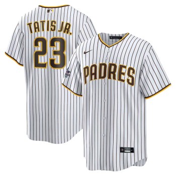 Men's San Diego Padres #23 Fernando Tatis Jr. Nike White 2025 MLB All-Star Game Home Replica Player Jersey Men's San Diego Padres #23 Fernando Tatis Jr. Nike White 2025 MLB All-Star Game Home Replica Player Jersey