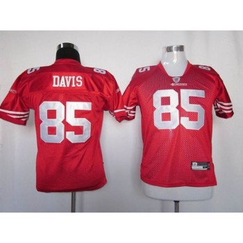 49ers #85 Vernon Davis Red Stitched Youth NFL Jersey 49ers #85 Vernon Davis Red Stitched Youth NFL Jersey