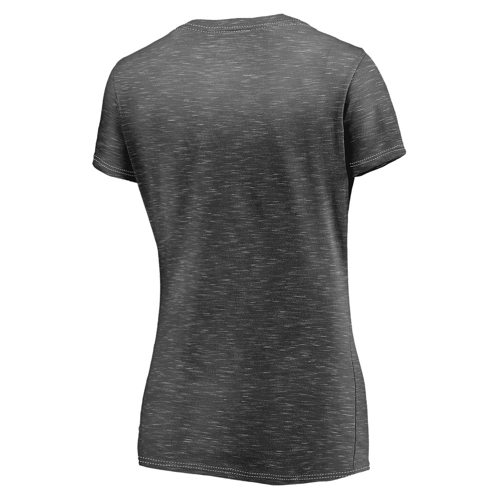 Women's Philadelphia Eagles  Graphite Super Bowl LIX Champions Own the Moment V-Neck T-Shirt Women's Philadelphia Eagles  Graphite Super Bowl LIX Champions Own the Moment V-Neck T-Shirt