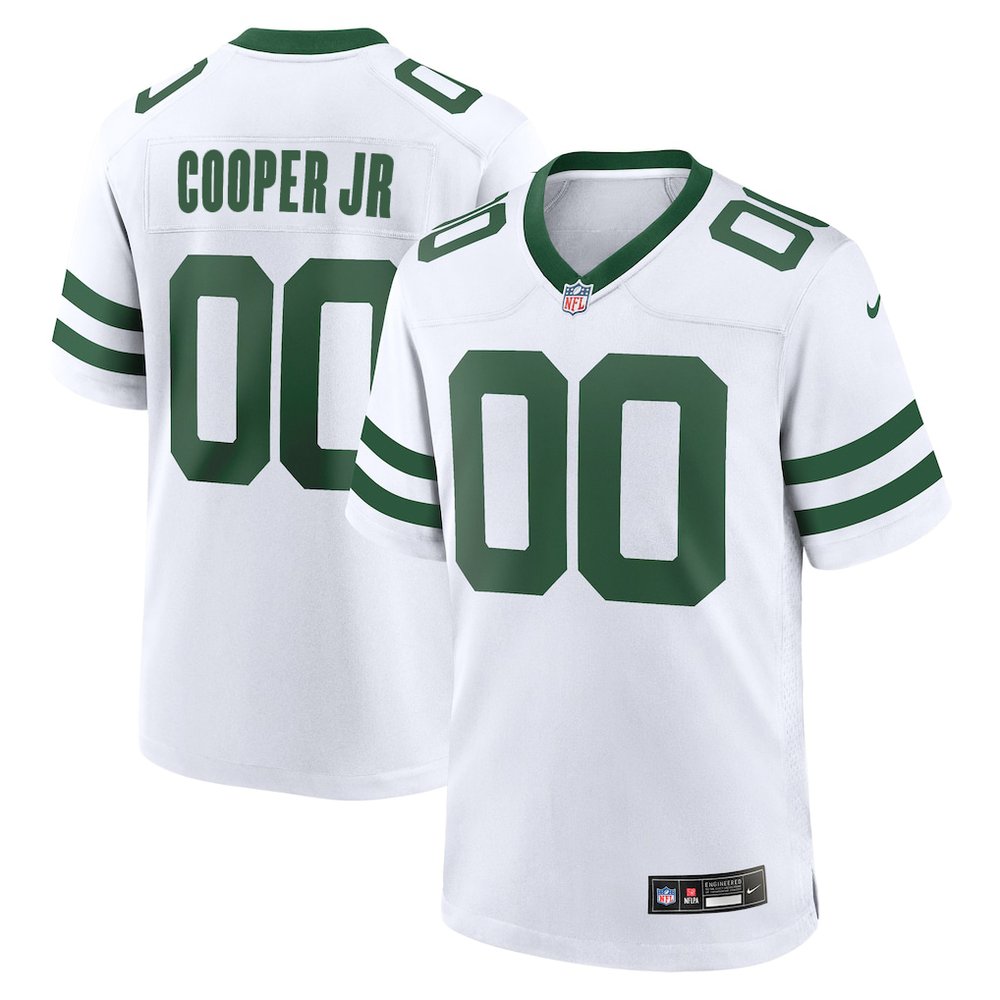 Youth New York Jets Omar Cooper Jr. White 2026 NFL Draft Game Jersey
