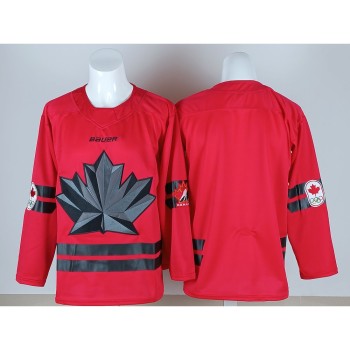 Youth Canada Hockey Red 2026 Away Replica Jersey