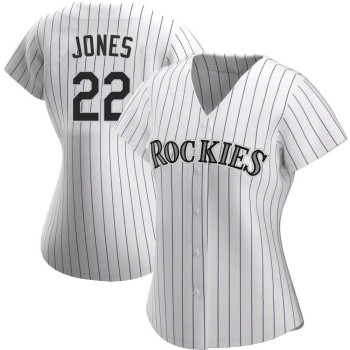 Women's Colorado Rockies #22 Nolan Jones Nike White Home Replica Jersey Women's Colorado Rockies #22 Nolan Jones Nike White Home Replica Jersey