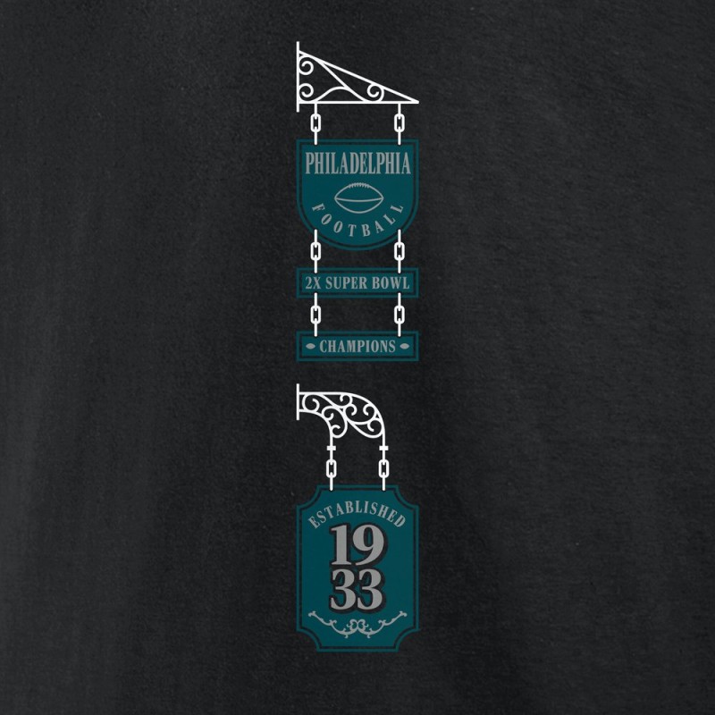 Men's Philadelphia Eagles Black Super Bowl LIX Champions Pullover Hoodie Men's Philadelphia Eagles Black Super Bowl LIX Champions Pullover Hoodie