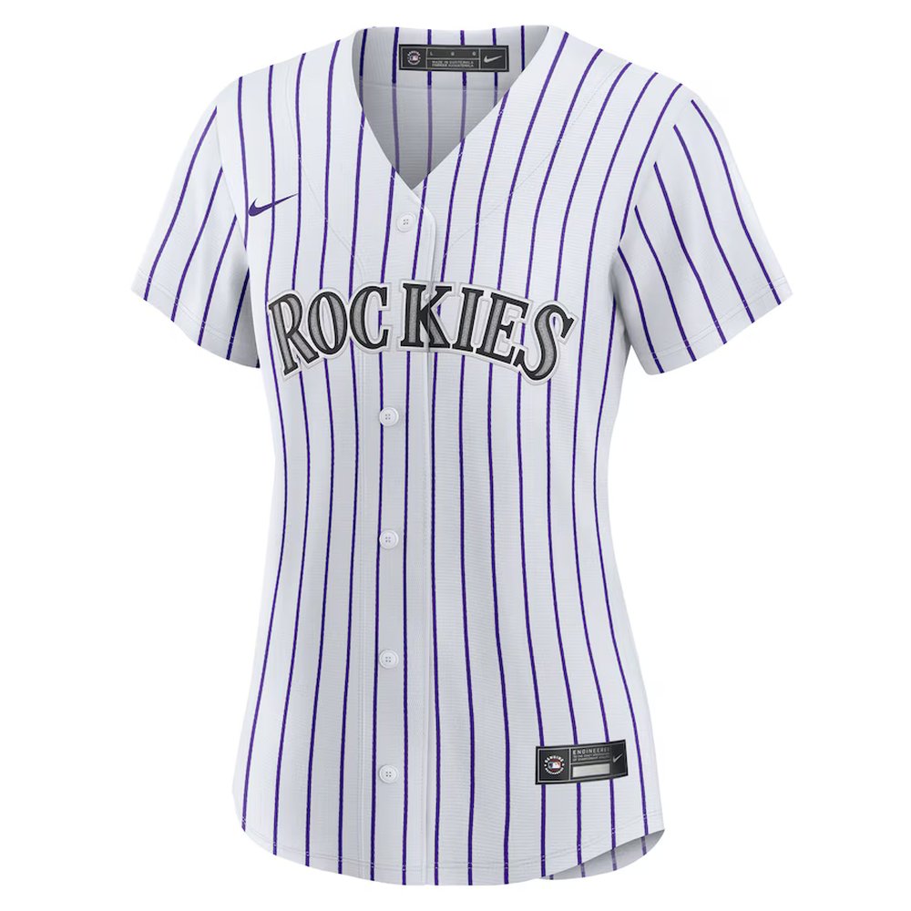 Women's Colorado Rockies #9 Brenton Doyle Nike White Home Replica Jersey Women's Colorado Rockies #9 Brenton Doyle Nike White Home Replica Jersey