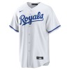 Men's Kansas City Royals #19 Michael Massey Nike White Home Replica Jersey