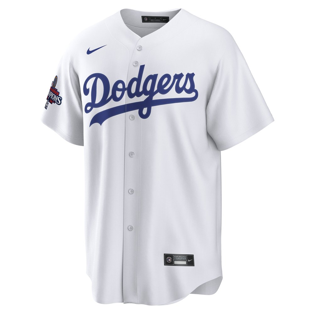 Men's Los Angeles Dodgers #17 Shohei Ohtani White 2024 World Series Champions Home Japanese Characters Replica Player Jersey Men's Los Angeles Dodgers #17 Shohei Ohtani White 2024 World Series Champions Home Japanese Characters Replica Player Jersey