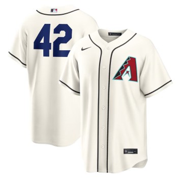 Youth Arizona Diamondbacks #42 Jackie Robinson Nike Cream Home 2026 Jackie Robinson Day Replica Jersey