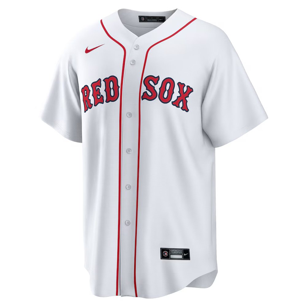 Men's Boston Red Sox #2 Alex Bregman White Home Replica Player Jersey Men's Boston Red Sox #2 Alex Bregman White Home Replica Player Jersey