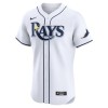 Men's Tampa Bay Rays #2 Yandy Diaz White Home Elite Player Jersey