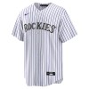Men's Colorado Rockies #14 Ezequiel Tovar Nike White Home Replica Jersey