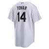 Men's Colorado Rockies #14 Ezequiel Tovar Nike White Home Replica Jersey